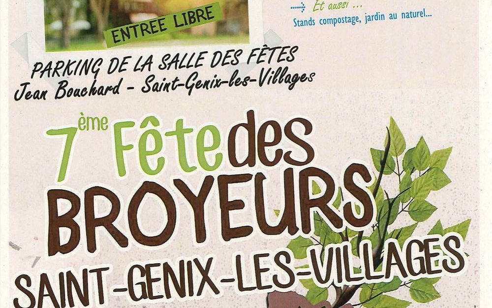 7ème Fête des broyeurs