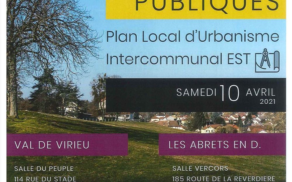 Réunion Publique Plan Local d'Urbanisme Intercommunal EST