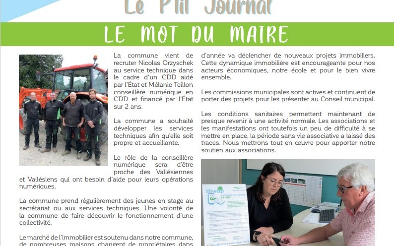 Le P'tit Journal n8 - Juillet-Août-Septembre 2021