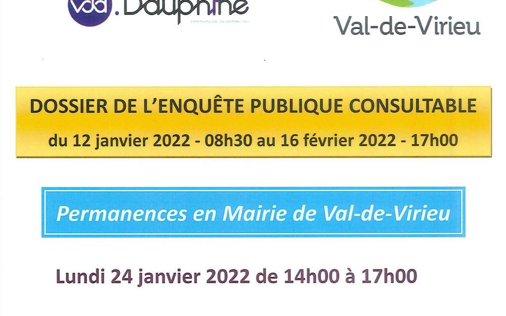 Enquête publique PLUi Est des Vals du Dauphiné