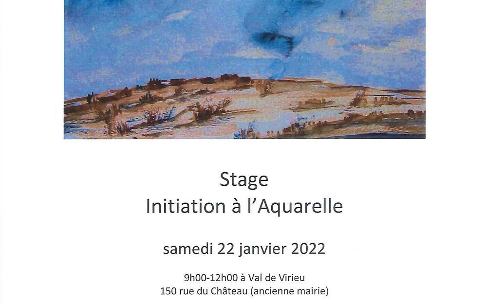 Stage initiation à l'aquarelle